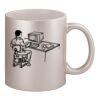 11oz Metallic Silver Mug Thumbnail