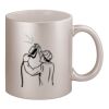 11oz Metallic Silver Mug Thumbnail