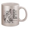 11oz Metallic Silver Mug Thumbnail