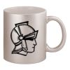 11oz Metallic Silver Mug Thumbnail