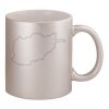 11oz Metallic Silver Mug Thumbnail
