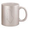 11oz Metallic Silver Mug Thumbnail