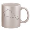 11oz Metallic Silver Mug Thumbnail