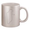 11oz Metallic Silver Mug Thumbnail