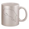 11oz Metallic Silver Mug Thumbnail