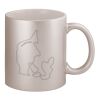 11oz Metallic Silver Mug Thumbnail