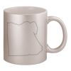 11oz Metallic Silver Mug Thumbnail