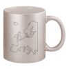 11oz Metallic Silver Mug Thumbnail