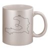 11oz Metallic Silver Mug Thumbnail