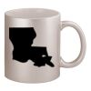 11oz Metallic Silver Mug Thumbnail