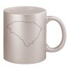 11oz Metallic Silver Mug Thumbnail