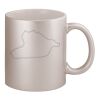 11oz Metallic Silver Mug Thumbnail