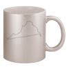 11oz Metallic Silver Mug Thumbnail