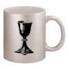 11oz Metallic Silver Mug Thumbnail