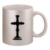 11oz Metallic Silver Mug Thumbnail