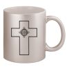 11oz Metallic Silver Mug Thumbnail