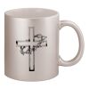 11oz Metallic Silver Mug Thumbnail
