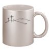11oz Metallic Silver Mug Thumbnail
