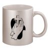 11oz Metallic Silver Mug Thumbnail