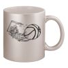 11oz Metallic Silver Mug Thumbnail