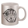 11oz Metallic Silver Mug Thumbnail