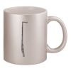 11oz Metallic Silver Mug Thumbnail