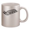 11oz Metallic Silver Mug Thumbnail