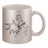 11oz Metallic Silver Mug Thumbnail