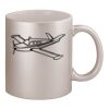 11oz Metallic Silver Mug Thumbnail