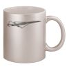 11oz Metallic Silver Mug Thumbnail