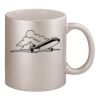 11oz Metallic Silver Mug Thumbnail
