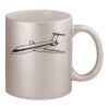 11oz Metallic Silver Mug Thumbnail
