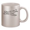 11oz Metallic Silver Mug Thumbnail