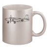 11oz Metallic Silver Mug Thumbnail