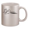 11oz Metallic Silver Mug Thumbnail