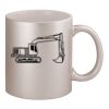 11oz Metallic Silver Mug Thumbnail