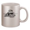 11oz Metallic Silver Mug Thumbnail
