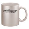 11oz Metallic Silver Mug Thumbnail