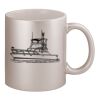 11oz Metallic Silver Mug Thumbnail