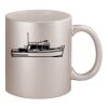 11oz Metallic Silver Mug Thumbnail