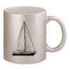 11oz Metallic Silver Mug Thumbnail