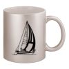 11oz Metallic Silver Mug Thumbnail