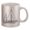 11oz Metallic Silver Mug Thumbnail