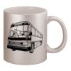 11oz Metallic Silver Mug Thumbnail