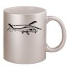 11oz Metallic Silver Mug Thumbnail
