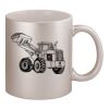 11oz Metallic Silver Mug Thumbnail