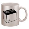 11oz Metallic Silver Mug Thumbnail
