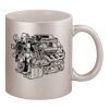 11oz Metallic Silver Mug Thumbnail