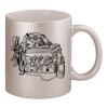11oz Metallic Silver Mug Thumbnail