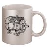 11oz Metallic Silver Mug Thumbnail